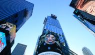
The Airbnb logo is displayed on the Nasdaq digital billboard in Times Square in New York on December 10, 2020. Photo by Kena Betancur / AFP

