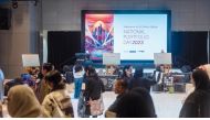 An event during the National Portfolio Day.