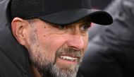 Liverpool's German manager Jurgen Klopp reacts during the English League Cup quarter-final football match between Liverpool and West Ham United at Anfield in Liverpool, north west England on December 20, 2023. Photo by Oli SCARFF / AFP