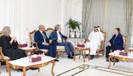 Qatar Chamber First Vice-Chairman, Mohamed bin Ahmed bin Twar Al Kuwari met with Lyall Gorman, Deputy President of the Australian Chamber of commerce and industry, during the meeting.