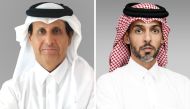 From left: QIC Group Chairman Sheikh Hamad bin Faisal bin Thani Jasim Al Thani, and QIC Group Chief Executive Officer Salem Khalaf Al Mannai