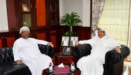 QC Acting General Manager Ali Saeed bu Sherbak Al Mansori with the board member of the Oman Chamber of Commerce and Industry, Reda bin Jomaa Al Saleh.
