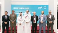QRDI and Milaha officials during the launch of Industry Innovation Challenge at the Web Summit Qatar 2024. 