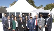 Officials pose for a group photo at MIPIM 2024 in France.