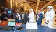 Ooredoo Qatar officials during the exclusive event for Small and Medium-Sized Businesses .