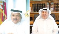 H E Sheikh Faisal bin Qassim Al Thani (left), Chairman of the Board of Directors of the Gulf Qatari Classic Cars Association and Omar Al Fardan, Vice President of Gulf Qatari Classic Cars Association 