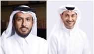 Ooredoo Chairman, Sheikh Faisal bin Thani Al Thani (left) and Ooredoo CEO, Aziz Aluthman Fakhroo.