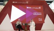 GCO Director, H E Sheikh Jassim bin Mansour bin Jabor Al Thani (right) and Managing Director of Google MENA, Anthony Nakache at the workshop.