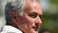 New coach of Turkish club Fenerbahce Jose Mourinho looks on upon his arrival at Istanbul's airport on June 2, 2024. Photo by OZAN KOSE / AFP