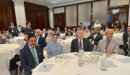 QC Chairman Sheikh Khalifa bin Jassim Al Thani attending the 27th Arab-German Economic Forum with other officials.