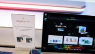 A laptop computer with Microsoft Copilot+ installed is on display at the Best Buy store on June 18, 2024 in Miami, Florida. Photo by Joe Raedle/Getty Images/AFP.