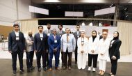 Ambassador Extraordinary and Plenipotentiary of the State of Qatar in Canada, H E Dr Khalid bin Rashid Al Mansouri with other officials.