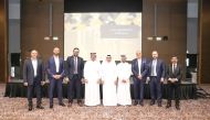 Several officials and attendees during Business Continuity Management workshop at Pullman Doha hotel.