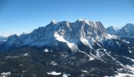 A Wikimedia Commons picture of Zugspitze in the middle 