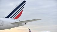 (FILES) An Air France planes arrives at Roissy-Charles-de-Gaulle airport in Roissy-en-France, near Paris, on April 26, 2023.  (Photo by JULIEN DE ROSA / AFP)