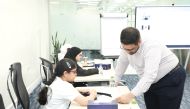 Participants during one of the training sessions.