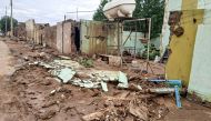 This picture shows the destruction following heavy rains in Abu Hamad, in Sudan's River Nile state, some 400 kilometres (nearly 250 miles) north of Khartoum, on August 7, 2024. Photo by AFP.
