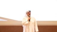 A Ministry of Labour official speaking during the seminar.