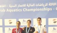 Qatar's Hamza Mahmoud and Abdullah Al Khaldi claimed silver medals in 50m breaststroke events.