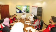 QRCS officials participating in the training course.