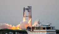 The SpaceX Starship lifts off from Starbase near Boca Chica, Texas, on October 13, 2024, for the Starship Flight 5 test. SpaceX successfully 