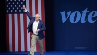 Democratic vice presidential nominee, Minnesota Gov. Tim Walz is introduced at a get-out-the-vote rally on October 22, 2024 in Madison, Wisconsin. (Photo by SCOTT OLSON / GETTY IMAGES NORTH AMERICA / Getty Images via AFP)
