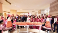 Rixos Gulf Hotel Doha staff and guests during the event.