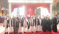 Children participate in the programme to mark Qatar National Day. 