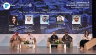 Senior Associate at Qatar Free Zones Authority Bader Al Madhadhi (second right) with other panelists at the Qatar Investment and Innovation Conference. PIC: Salim Matramkot/ The Peninsula