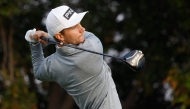 Rasmus Neergaard-Petersen of Denmark plays a shot. AFP