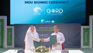 Officials during the signing ceremony.