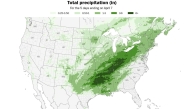 More than 6 inches of rain is expected to fall across 11 states from Wednesday to Monday. MUST CREDIT: Ben Noll/The Washington Post/Data source: ECMWF
