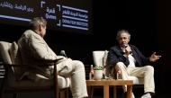 Qumra Master Darius Khondji speaking during the masterclass.