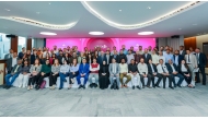 Officials and participants during the customer workshop.