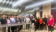 Dr. Gul with officials and students of UCL Global Business School for Health. 
