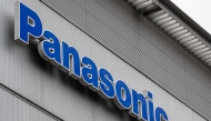 The logo of Japanese electronics giant Panasonic is seen outside the Panasonic Centre in Tokyo on February 2, 2023. (Photo by Philip Fong / AFP)
 