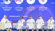 Panelists speaking at a session during the summit, yesterday.