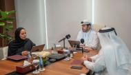 Secretary-General of the National Archives of Qatar Dr. Ahmed Abdullah Al Buainain announcing the programme.