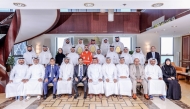 Officials from QatarEnergy LNG and ExxonMobil Qatar during the award ceremony.