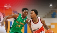 Action during Game 3 of the semi-final between Al Rayyan and Al Ahli yesterday.  