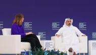 CEO of Qatar Financial Centre Yousuf Al-Jaida during the panel discussion on the sidelines of QEF 2025, yesterday.