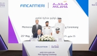 Officials during the signing ceremony.