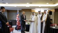 Deputy Prime Minister of Malaysia, H E Dato’ Seri Ahmad Zahid Hamidi with the Qatar Chamber officials during the meeting.