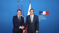 Minister of State for Foreign Trade Affairs at the Ministry of Commerce and Industry, H E Dr. Ahmad bin Mohammed Al-Sayed with Minister Delegate for Foreign Trade and French Nationals Abroad, H E Laurent Saint-Martin during the ‘Vision Golfe’ forum held in Paris.