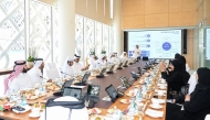 QFZ officials and delegates listen to a presentation during the visit.