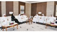 Qatar, Asharqia Chambers officials during the meeting.