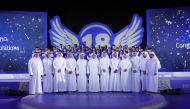 Officials, guests and student-athletes at the Aspire Academy graduation ceremony.