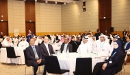 Executive Director of Qatar Career Development Centre Saad Abdulla Al-Kharji along with other officials and participants during the opening ceremony of the seventh edition of My Career My Future programme by the QCDC at Multaqa (Education City Student Centre). Pic: Salim Matramkot/ The Peninsula
