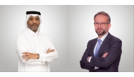 Acting CEO of Dukhan Bank Ahmed Hashem (left) and General Manager – Head of Private Banking & Wealth Management Chaouki Daher