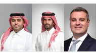 FROM LEFT: Sheikh Mohammed bin Hamad bin Jassim bin Jaber Al-Thani, Sheikh Abdulla bin Fahad bin Jassim bin Jaber Al-Thani and Matthew Kearns